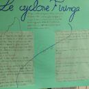 Mémoire de cyclones : une exposition réalisée par des élèves des classes de 607 et 608