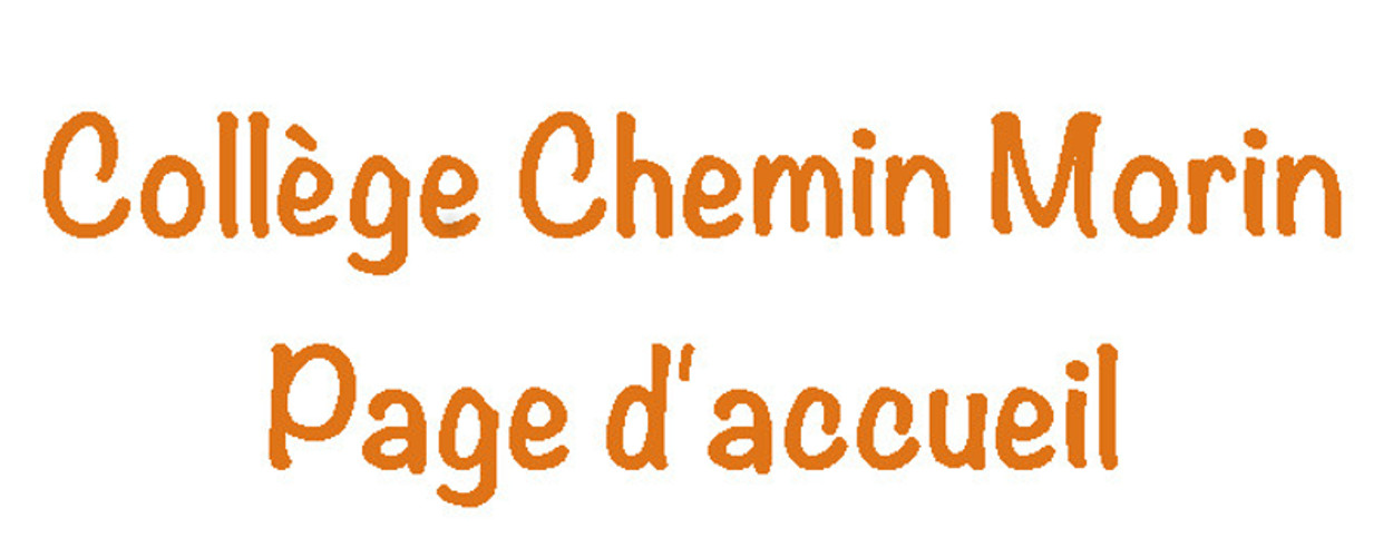 Site officiel du collège Chemin Morin