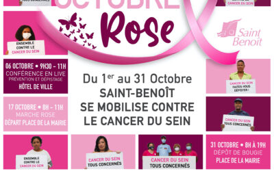 Octobre rose : c’est parti ! Découvrez le programme à Saint-Benoît !