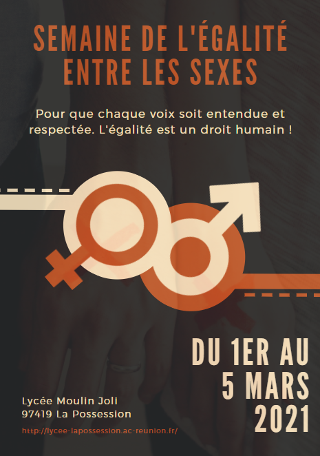 Semaine de l’égalité entre les sexes au Lycée Moulin Joli