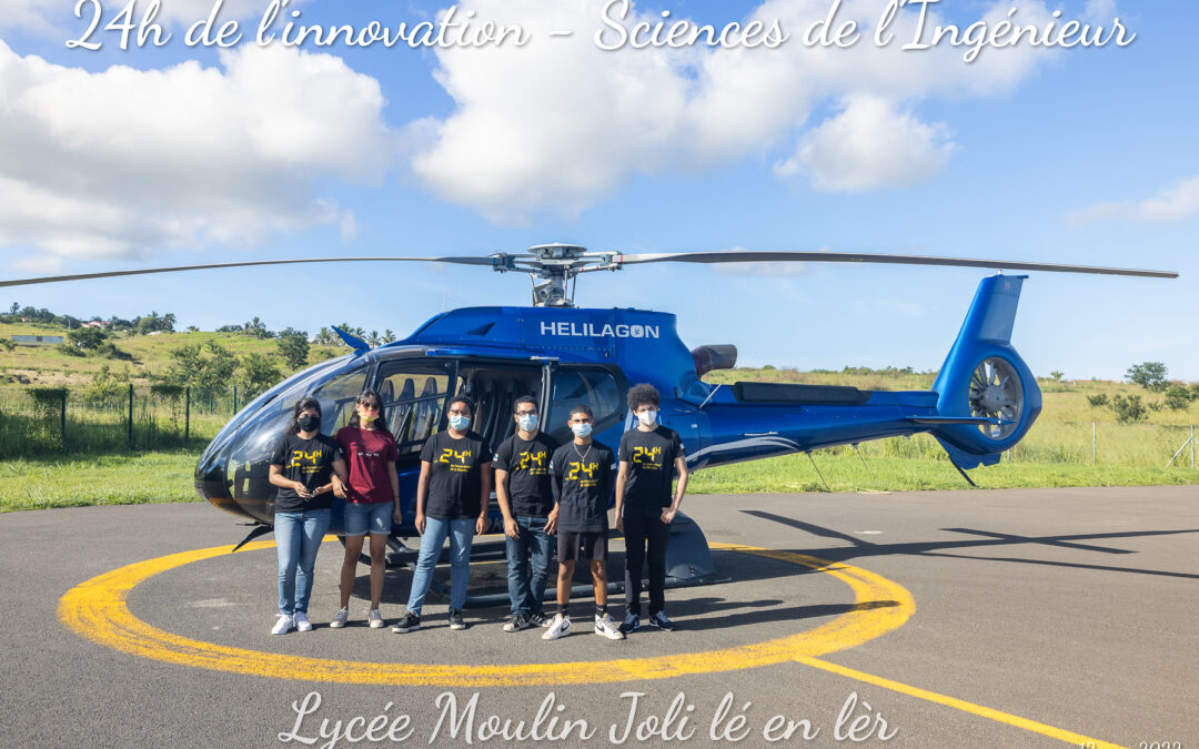 Un survol de la Réunion pour les lauréats des 24h de l’innovation
